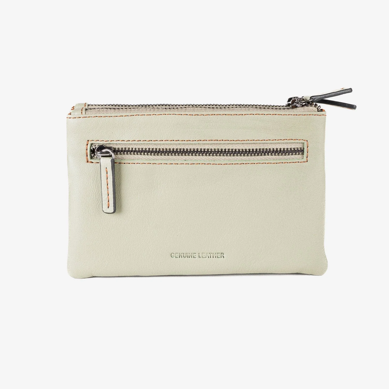 Monedero de piel para mujer, Serie stitch leather. 16x10 cm - Image 9