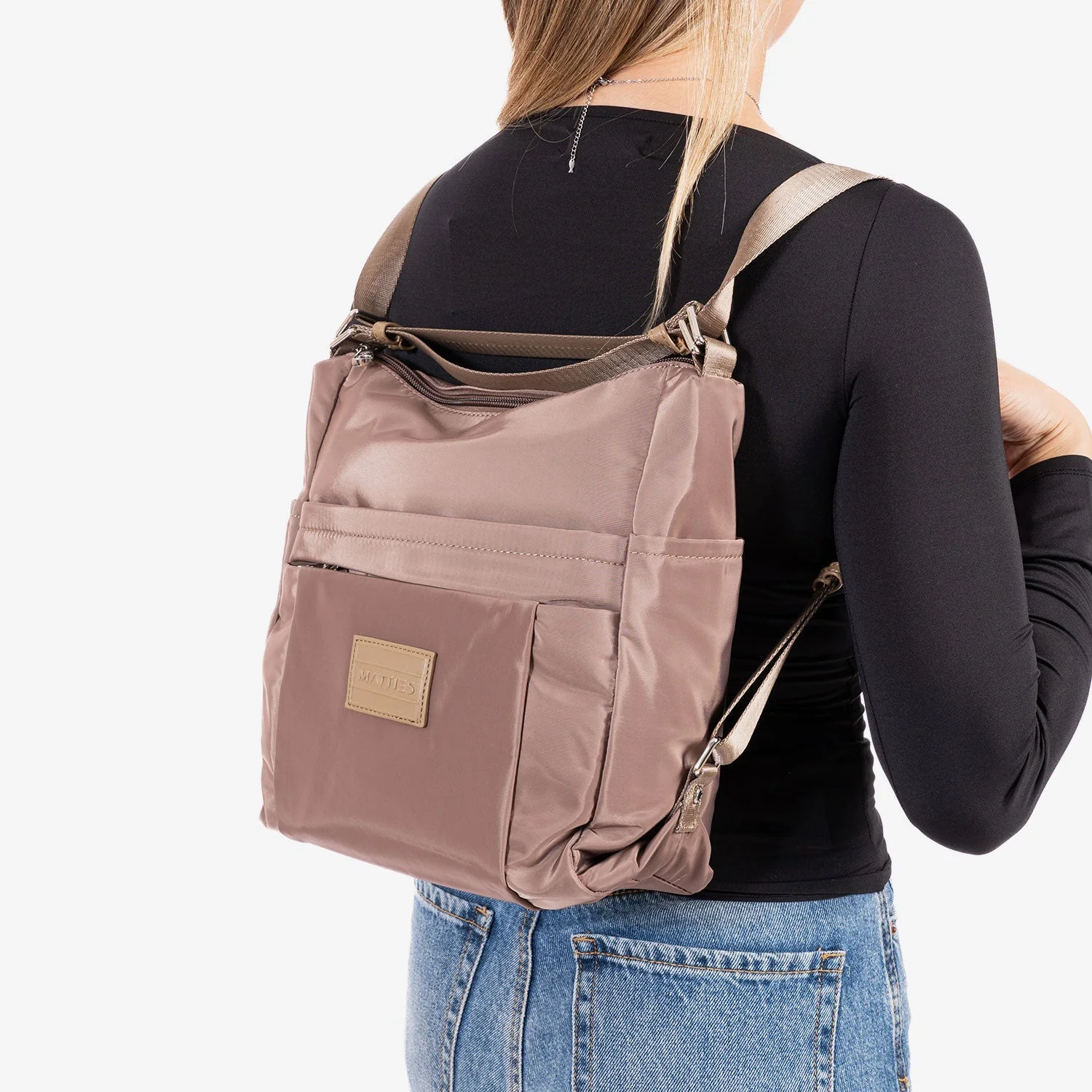 Bolso de hombro convertible en mochila Jenna - Image 13