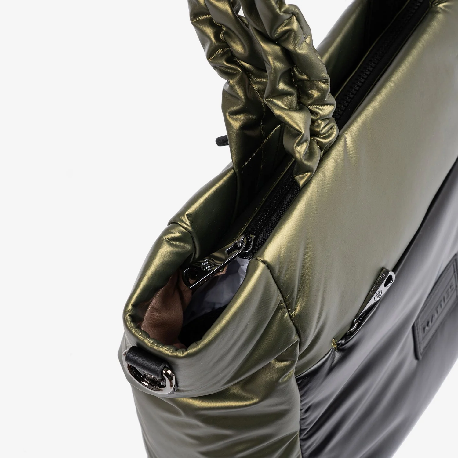 Bolso shopper cerrado con cremallera, Serie velside. 32.5x26x13 cm - Image 10