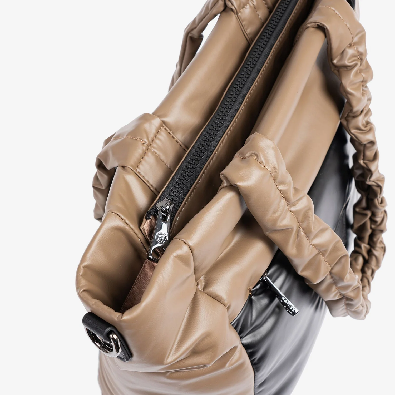 Bolso shopper cerrado con cremallera, Serie velside. 32.5x26x13 cm - Image 3