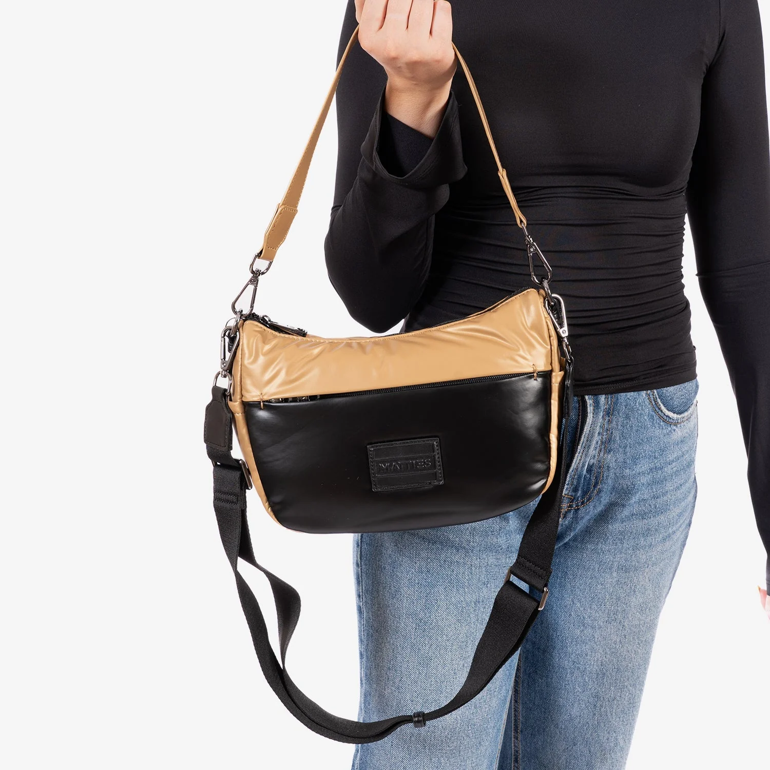 Bolso bandolera, Serie velside. 25.5x18x10 cm - Image 8