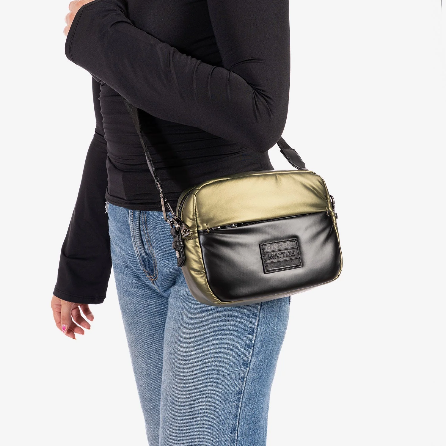 Bolso bandolera, Serie velside. 22x16x06 cm - Image 12