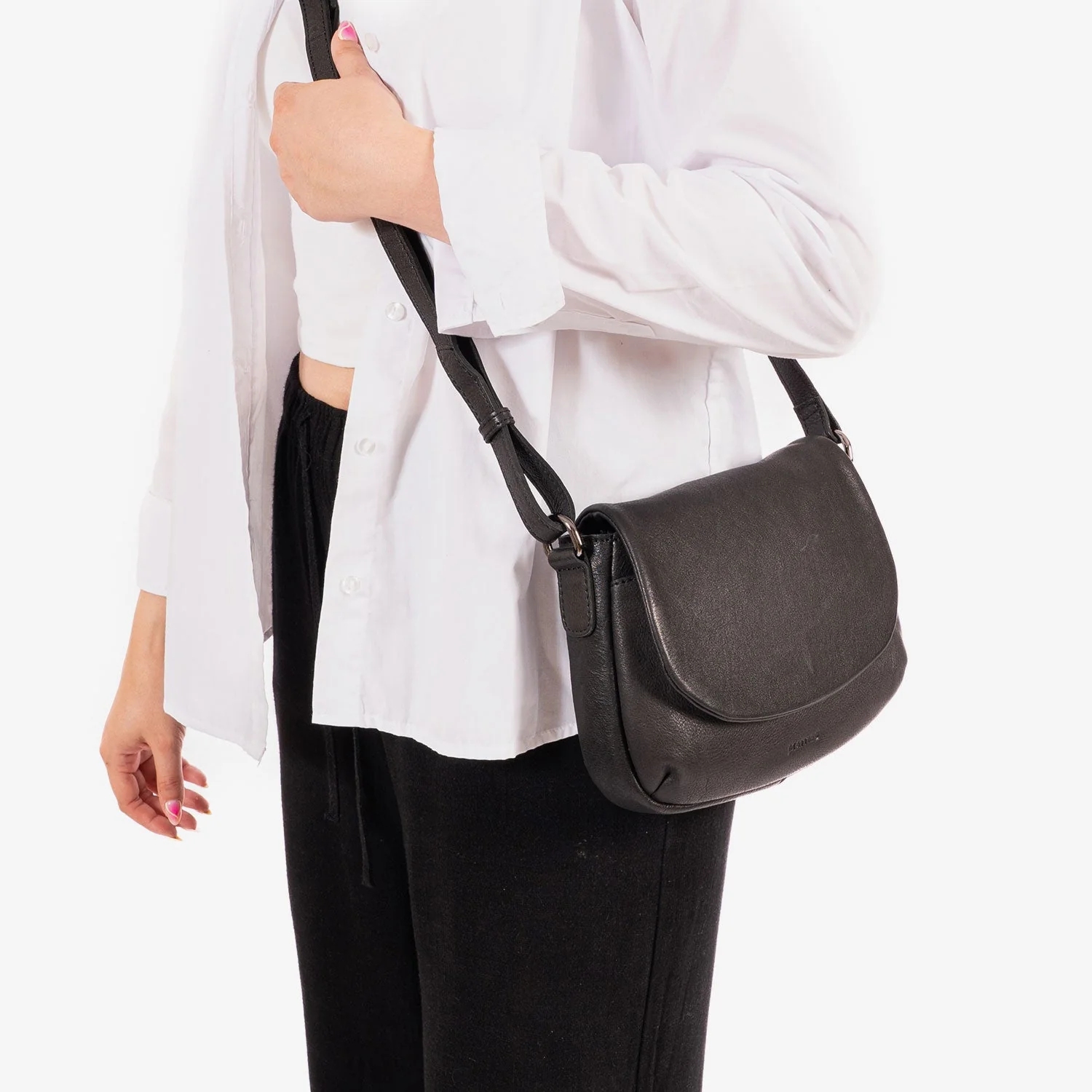 Bolso bandolera de piel natural Eva - Image 8