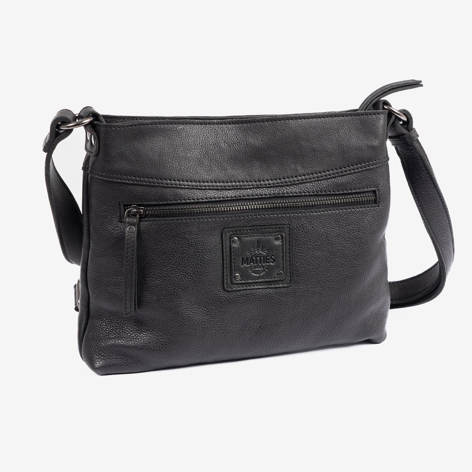 Bolso bandolera de piel natural esencia Matties - Image 3