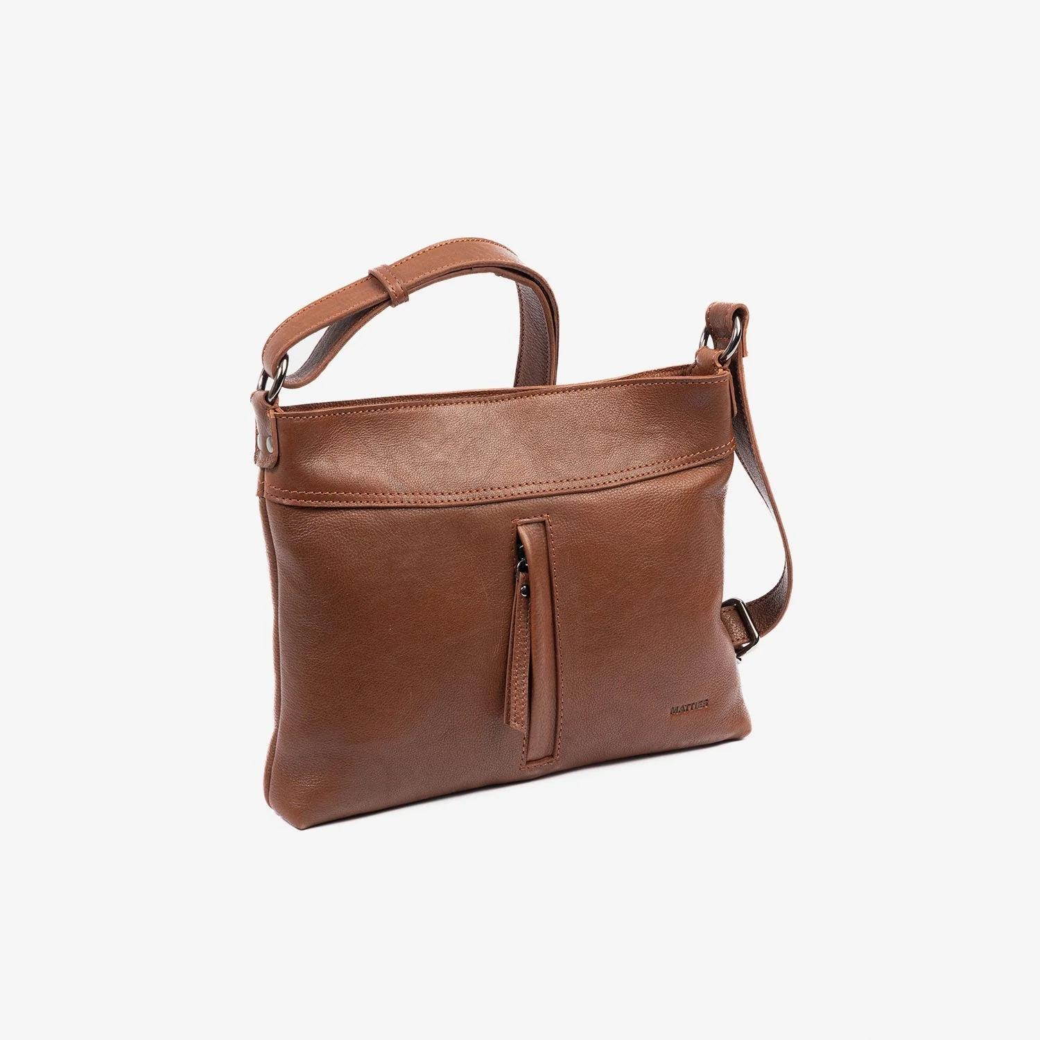 Bolso bandolera de piel natural esencia Matties - Image 7