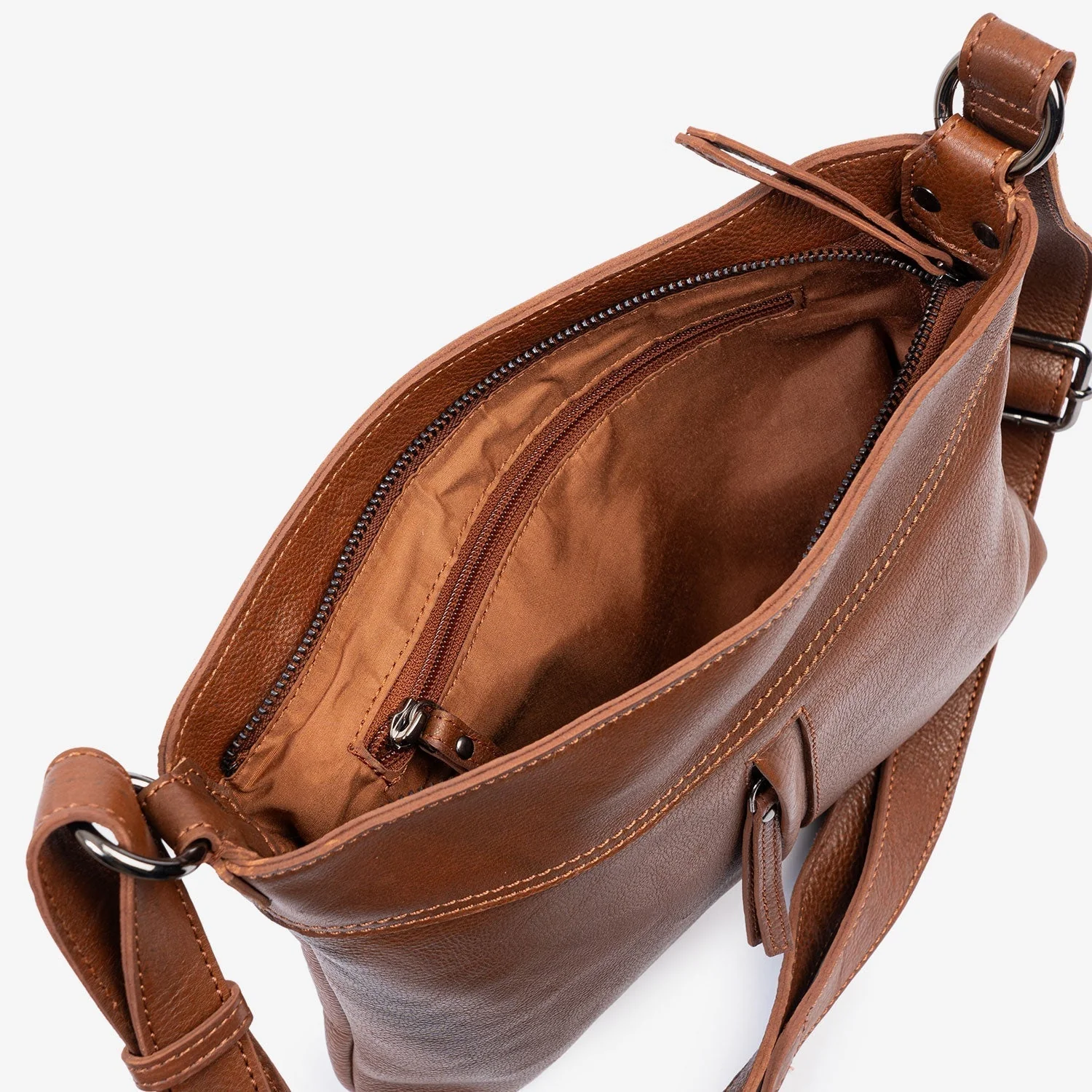 Bolso bandolera de piel natural esencia Matties - Image 8