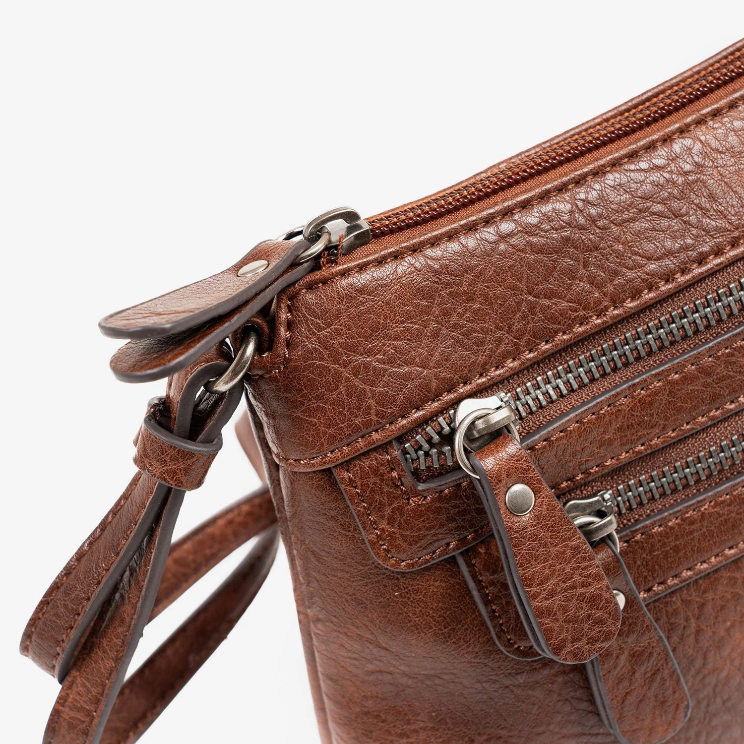 Mini bolso bandolera con doble cremallera Matties - Image 30