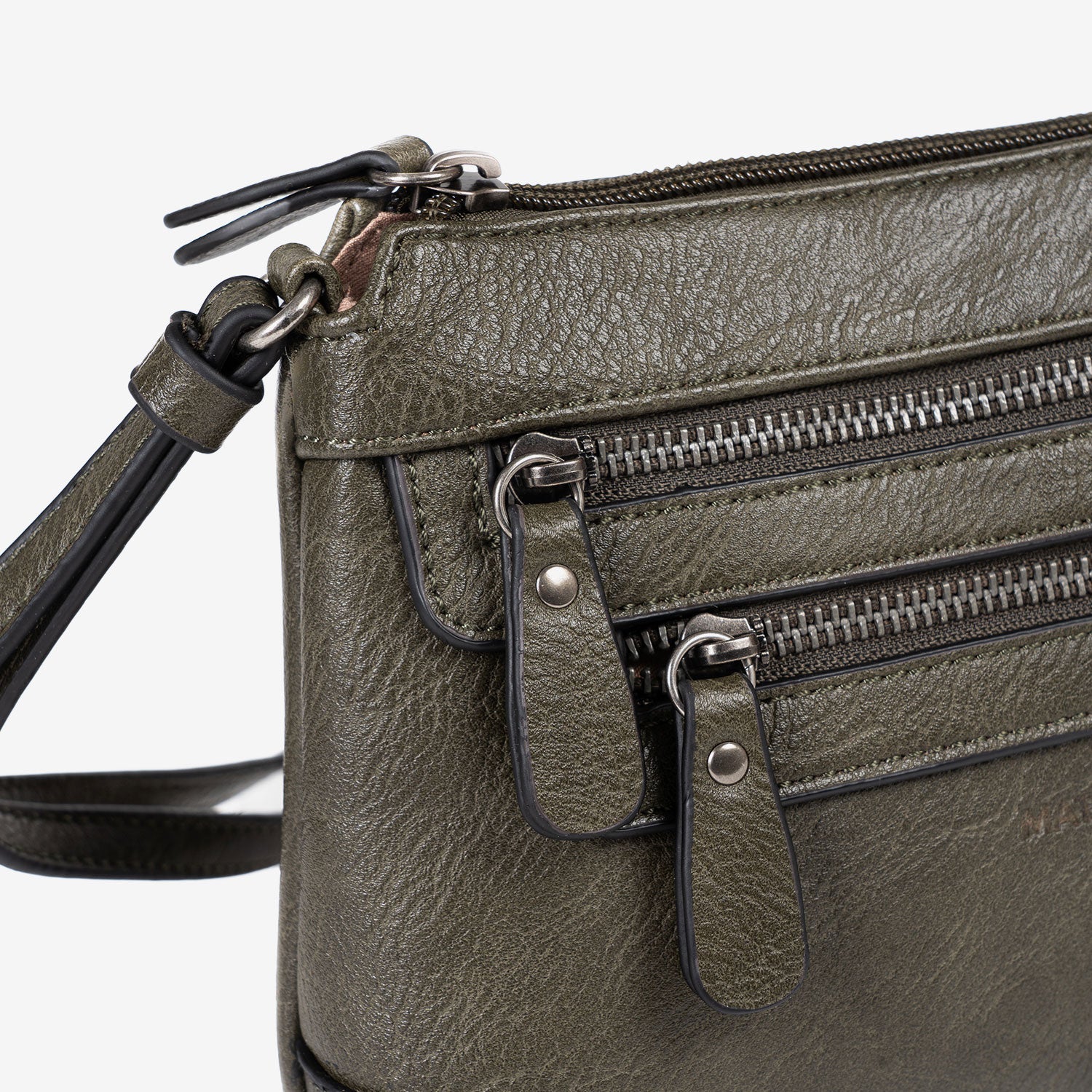 Mini bolso bandolera con doble cremallera Matties - Image 34