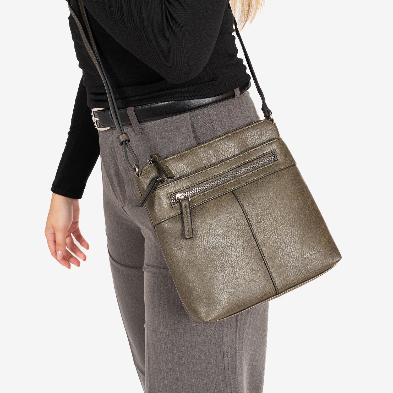 MINI BOLSO BANDOLERA PARA MUJER, SERIE MINIBAGS ESMERALDA. 21x21x6 cm - Image 19