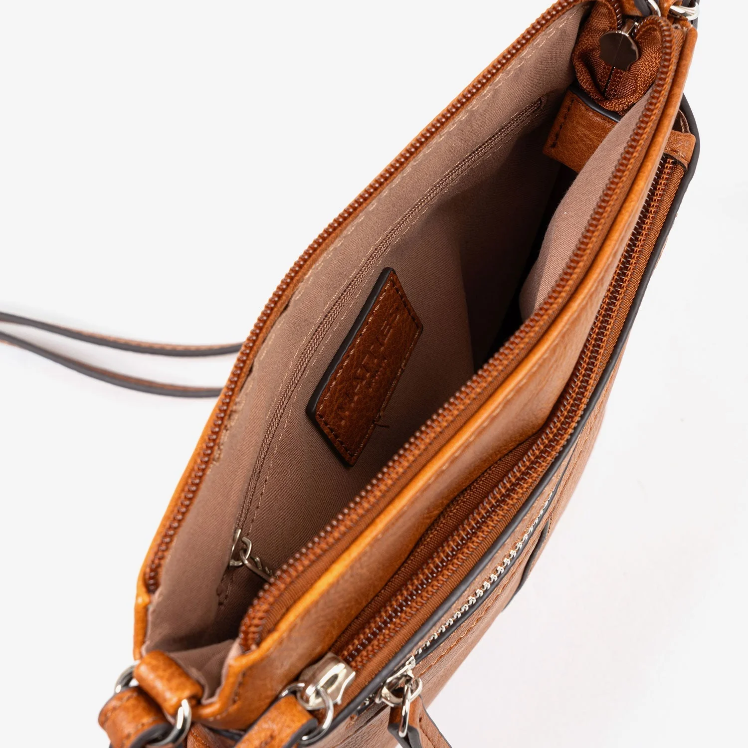 MINI BOLSO BANDOLERA PARA MUJER, SERIE MINIBAGS ESMERALDA. 21x21x6 cm - Image 21